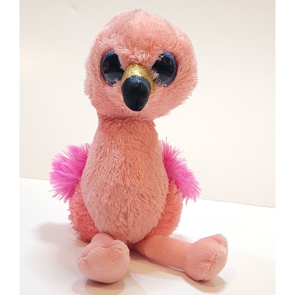 * 3 FOR $12 * TY Beanie Boos Gilda the Flamingo - Picture 1 of 1